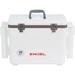 ENGEL 30 Qt Leak-Proof Insulated Drybox Cooler with 4 Rod Holders - White