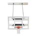 SuperMount46 Select Steel-Acrylic Wall Mounted Basketball System Black
