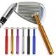 TINKER Golf Club Grooving 6 Sided Sharpening Tool Golf Club Sharpener Head Strong Wedge Alloy Wedge Golf Accessories Perfect Tool for All Irons