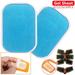 Windfall 6/12/20/30Pcs Gel Pads for Abs Stimulator Ab Trainer Replacement Gel Sheet Gel Pads for All Abdominal Belts Muscle Trainer Toner