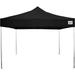 Impact Canopy 10 x 10 Pop Up Canopy Tent Straight Leg Shelter Ultra Light Aluminum Frame UV Coated Canopy Accessories Black