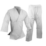 Judo Gi Uniform Double Weave Kimono Cut by Olympic Standards White Uniform