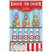 Action Target GS-CARBTTL-100100 Knock Em Down Paper Target 100/Box