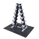 Body Solid GDR44-RFHEX Dumbbell Rack Package