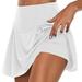Sunisery Women Tennis Skirt Lady Summer High Waist A Line Short Skirt Plus Size