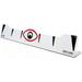 eyeline golf edge putting rail 70 degrees - white - slight arc - putting training aid