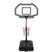 enyopro Swimming Pool Basketball Hoop 35 -48 Height Poolside Pond Funny Basketball System Game with Wheels Net Easy to Assemble Suitable for Adults Kids Teenager JA1030