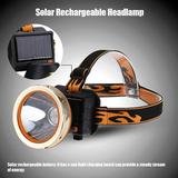 ACOUTO Solar Headlamp Rechargeable LED Headlamp Solar LED Headlight For Outdoor Work Fishing Camping Emergency