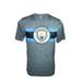 Icon Sports Men Manchester City Licensed Soccer Poly Shirt Jersey - Custom Name and Number - -08 Medium