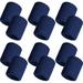 Bememo 12 Pack Sweatbands Sports Wristband Cotton Sweat Band for Men and Women Good for Tennis Basketball Running Gym Working Out (Navy)