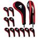 12 Pcs Golf Club Head Iron Covers Zippered Neoprene Protective Portable Durable Tool New