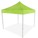 Impact Canopy 10 x 10 Instant Pop Up Canopy Tent Commercial Grade Aluminum Frame Roller Bag Lime Green