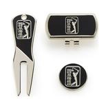 PGA Tour Hat Clip Tin Set With Ball Marker