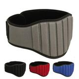 MRX Weight Lifting Belt Gym Back Support Brace Fitness Workout Belts 8 Wide Grey L