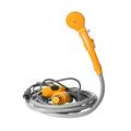 Carevas Portable Outdoor Shower Kit Camping Showers with Water Pump 6 Meter Cable with Lighter Plug Max 2.5L Water Per Minute