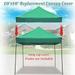 Sunny Ez pop Up instant Canopy 10 X10 Replacement Top gazebo EZ canopy Cover patio pavilion sunshade plyester