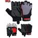 MRX Weightlifting Gloves for Men and Women Gym Workout Bodybuilding Strength Training CrossFit Weight Lifting Grip Glove With Padded Palm (Grey-Medium)