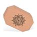 Yoga Block Cork Yoga Brick Deepen Poses Aid Non Slip High Density Firm Fitness Equipment Support Props for Yoga Exercise Stretching (Octagon Flower)