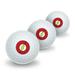 The Flash Lightning Bolt Logo Novelty Golf Balls 3 Pack