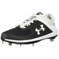 New Under Armour Yard Low ST Mens Size 10.5 Black/White Baseball Cleats