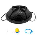 24 Workout Half Ball Balance Stability Half Ball for Abdominal Abs/Balance Strength/Training Exercise/Fitness Workout Balance Ball Trainer with Resistance Bands for Home & Gym Workout M015