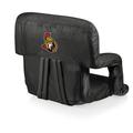 Black Ottawa Senators Ventura Portable Reclining Stadium Seat