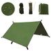 HOTBEST Tarp Sun Shelter Tent Camping Tarp Hammock Rain Fly 10 x 10Ft