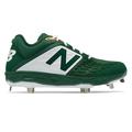 New Balance Low-Cut 3000v4 Metal Baseball Cleat Mens Shoes Green with White