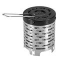 Lixada Outdoor Portable 4.5 in Stainless steel Gases Heater Warmer Stoves Heating Cover