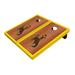 Skip s Garage Wyoming Cowboys Gold Rosewood Solid Wood Cornhole Board Set