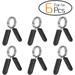 6 PCS 1 inch (25 mm) Barbell Clip Clamps-Dumbbell Spring Collars for Standard Weight Bar Working Out Strength Training