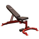 Body Solid GFID100 Heavy Duty Adjustable Bench - Red