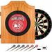 Atlanta Hawks NBA Wood Dart Cabinet Set