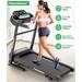 Smart Folding Treadmill w/ APP Control and HiFi Bluetooth Speakers 3.0HP Power 8MPH Speed Treadmill for Home 15 Programs 3 Manual Incline 2.95â€� Thickened Running Deck Touch Screen LED Display