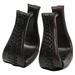 73HS Hilason Western Saddle Bell Dark Oil Leather Horse Saddle Stirrups