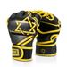 MMA Gloves - Fingerless Boxing Gloves for MMA Kickboxing Karate Taekwondo Sparring Gloves - Punching Gloves for Men and Women Adult MMA Gloves Yellow