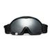 JUST GO Ski Goggles for Skiing Motorcycling and Winter Sports Dual-Layer Anti-Fog 100% UV Protection lens Snowboard Goggles fit Men Women and Youth Black Frame/ Silver Lens (VTL 12.8%)