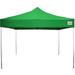 Impact Canopy 10 x 10 Pop Up Canopy Tent Straight Leg Shelter Ultra Light Aluminum Frame UV Coated Canopy Accessories Kelly Green
