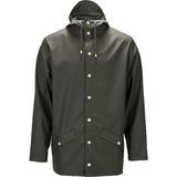 RAINS Unisex Glossy Jacket Raincoat Green X-Small/Small