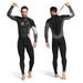 OWSOO Men s 3mm Back Zip Full Body Wetsuit Swimming Surfing Diving Snorkeling Suit Jumpsuit