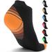 1/2/3/6 Pair Compression Running Socks For Men & Women -Fit for Athletic Travel& Medicalï¼ŒLow Cut Compression Running Sock with Ankle Support