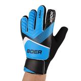 ZEDWELL Full Finger Goalie Gloves Boys Girls Rubber Anti Slip Wrist Wrap Soccer Football Apparel Accessories For Goalkeeper