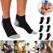 1 2 3 6 Pairs Low Cut Compression Running Socks Sport Compression Ankle Socks-Athletic Fit