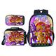 Five Nights at Freddy's Backpack With Lunch Box & Pencil Case,Fashion Printed Fnaf School Bag ,School Bag Backpack For Teens, Laptop Backpack, Travel Bag