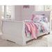 Chaim Sleigh Bed by Three Posts™ Teen Wood in Brown/White | 44.5 H x 40.75 W x 83.5 D in | Wayfair 71E541B32A33443A8F9C4DB6AA94ADE3