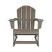 Beachcrest Home™ Ravenna HDPE Rocking Adirondack Chair Plastic in Blue/Yellow | 35 H x 29.5 W x 34.25 D in | Wayfair