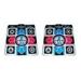 Two Dance Revolution Dance Pads for PlayStation 2 & PS One (Requires PlayStation 1 or 2 Video game console)