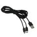 2 In 1 Type-C Gamepad Console Charging Cable 40W Fast Charging Over Voltage Protection Power Cord For PS5 Switch Mobile Phone Black