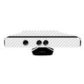 Skinomi Carbon Fiber Silver Skin Cover Decal Cover for Microsoft XBox Kinect