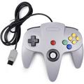 N64 Controller Luxmo Classic Retro Wired Controllers Gamepad Controller Joystick for N64 Console Video Games System(Gray)